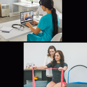 Read more about the article Telehealth vs In-Person Physical Therapy